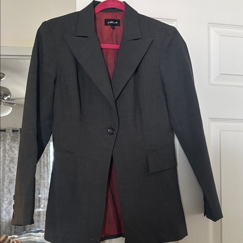 Lola Women's Charcoal Blazer